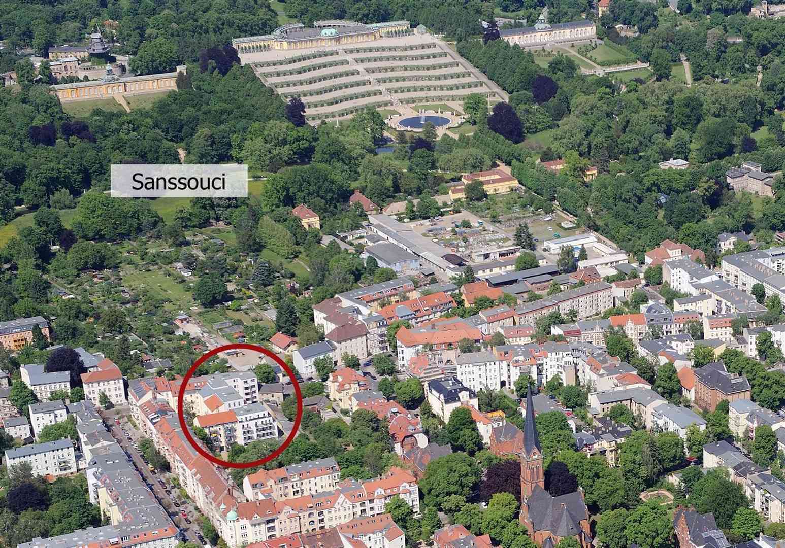 Sanssouci zum Greifen nah