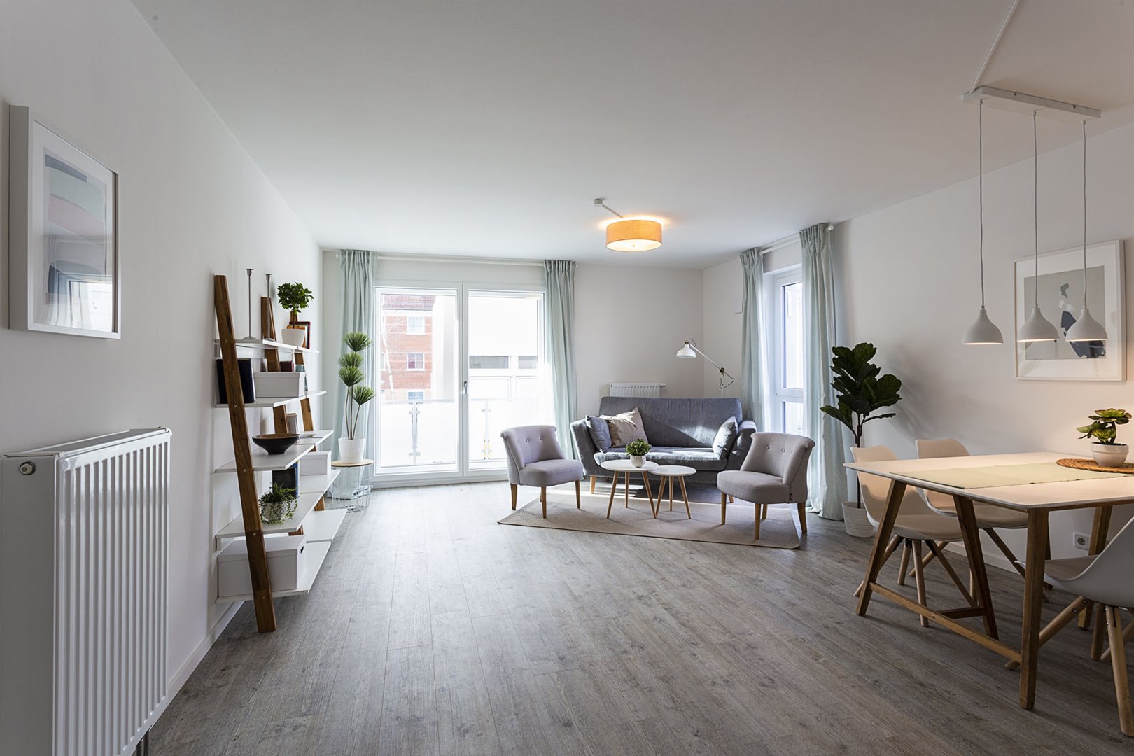 Musterwohnung Wohnzimmer