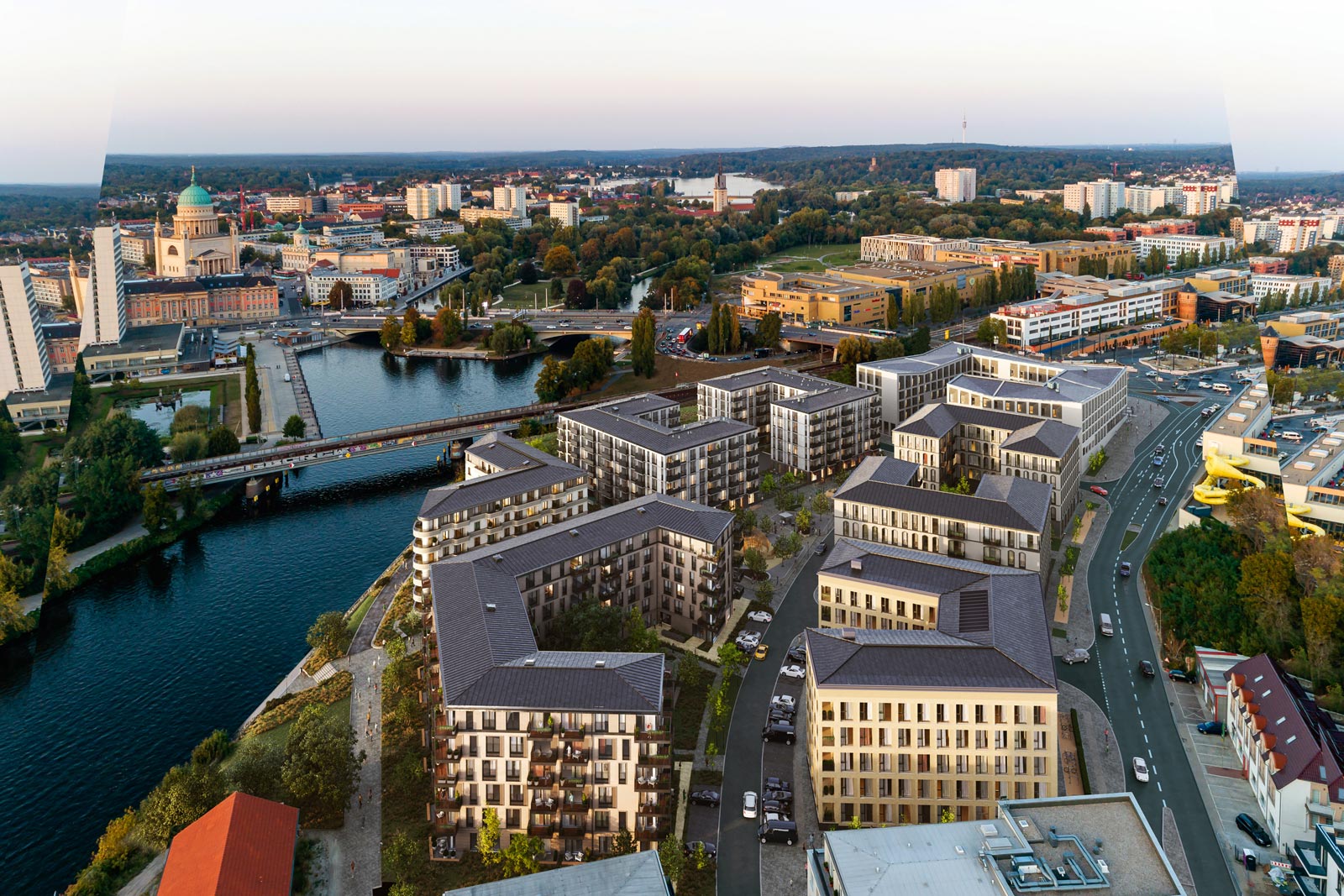 Visualisierung Havelquartier Potsdam